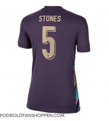 England John Stones #5 Udebanetrøje Dame EM 2024 Kortærmet